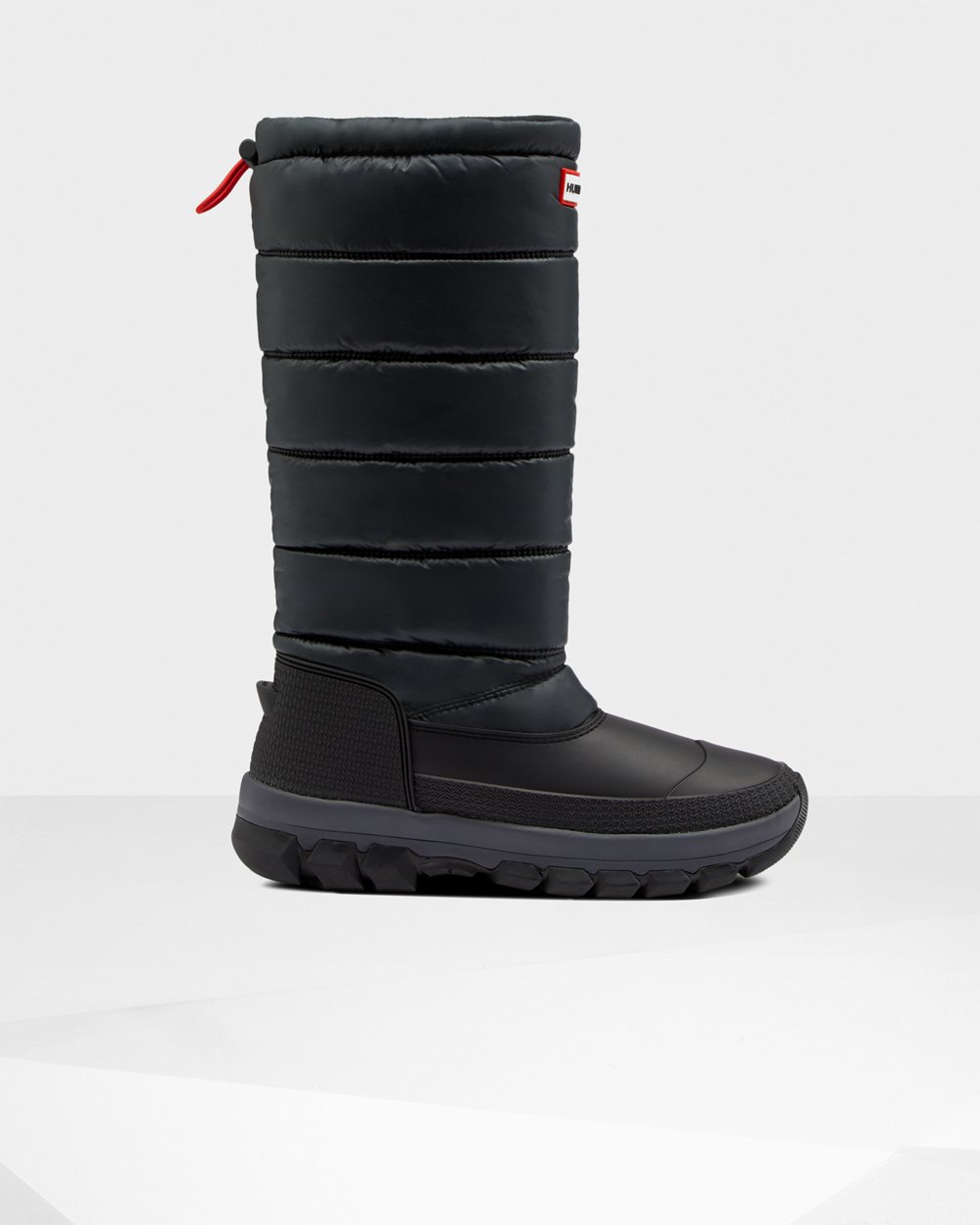 Botas De Nieve Hunter Mujer Negras Original Insulated Tall 856972-URL